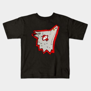 Gray Fox Sticker Kids T-Shirt